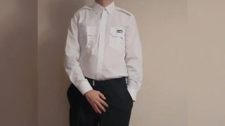 Security guard displaying inappropriate behavior at work